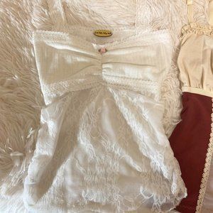 Handmade Coquette Milkmaid Ophelia Top